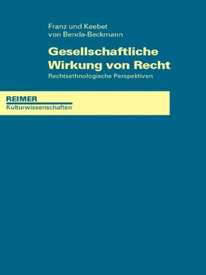 cover image of Gesellschaftliche Wirkung von Recht